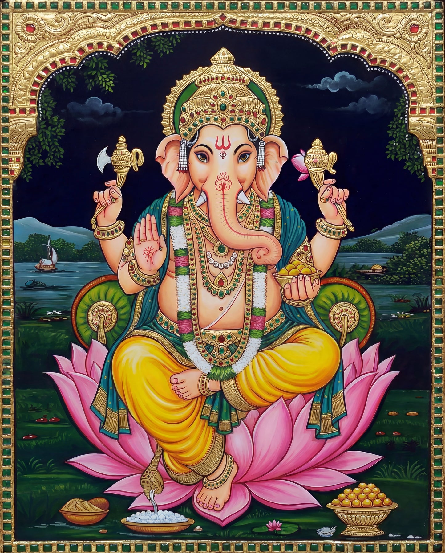 Ganesha Kamalasana
