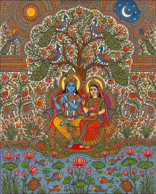 Radha Krishna Yamuna Kinar
