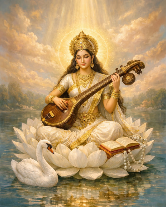 Veena on Still Water